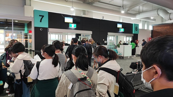 搭乗の様子１